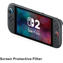 Protection d'écran verre trempé - HORI - Nintendo Switch 2 - Anti-bu