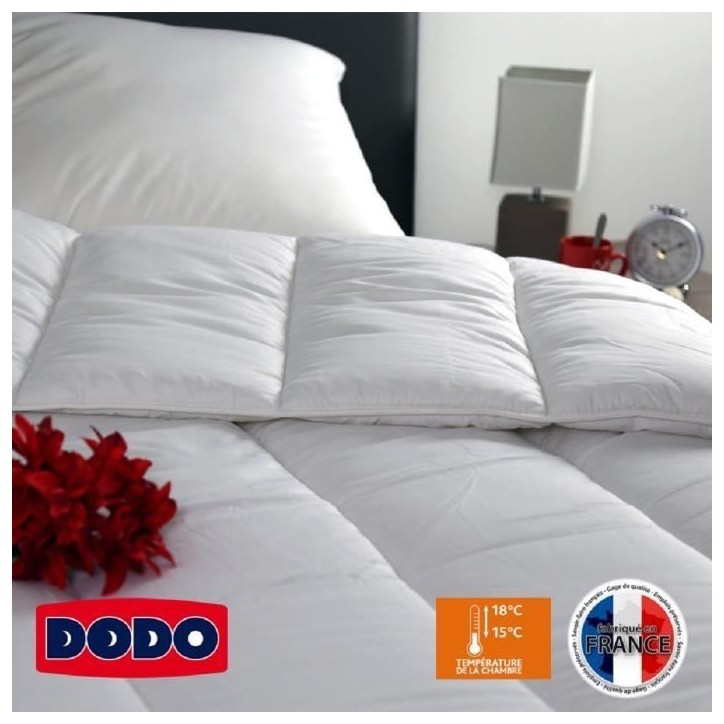 Couette chaude Vancouver - 200 x 200 cm - 400gr/m² - Blanc - DODO Couette chaude Vancouver - 200 x 200 cm - 400gr/m² - Blanc - DODO