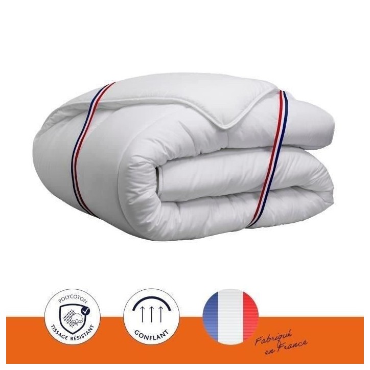 Couette chaude Vancouver - 200 x 200 cm - 400gr/m² - Blanc - DODO Couette chaude Vancouver - 200 x 200 cm - 400gr/m² - Blanc - DODO