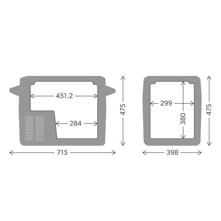 Glaciere électrique portable - DOMETIC - CFF45 - A compression - 44 litres - 12 V - 24 V allume cigare - 230 V - Noir Glaciere électrique portable - DOMETIC - CFF45 - A compression - 44 litres - 12 V - 24 V allume cigare - 230 V - Noir