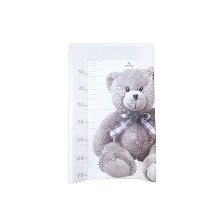 Plan a langer DOMIVA Little Bear - PVC - Matelas intégré - Blanc/Gris - 50 x 80 cm Plan a langer DOMIVA Little Bear - PVC - Matelas intégré - Blanc/Gris - 50 x 80 cm