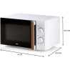 Four micro-ondes DOMO DO2720 - 20L - 700W - Minuterie 35mn - Fonction