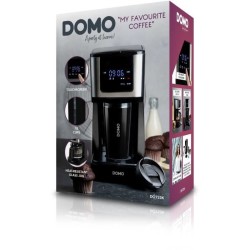 Cafetiere filtre - DOMO - DO733K - 900 W - 4 a 10 tasses - Ecran LCD -
