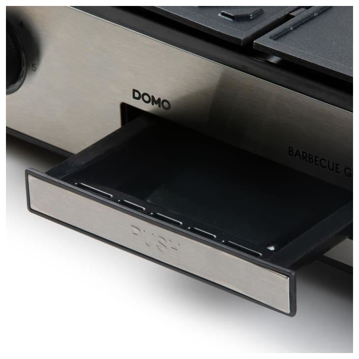 Grill de table barbecue Genius - DOMO - DO9259G - 2 zones de cuisson - Thermostat réglable- 2400 W Grill de table barbecue Genius - DOMO - DO9259G - 2 zones de cuisson - Thermostat réglable- 2400 W