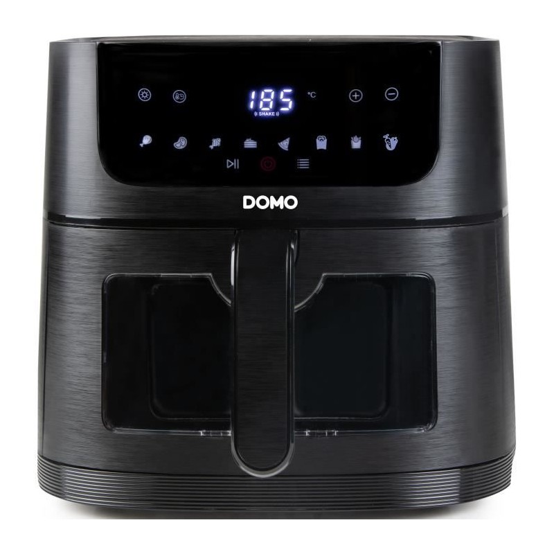 Friteuse a air chaud - DOMO - DO540FR - 6L - Ecran digital - 8 program