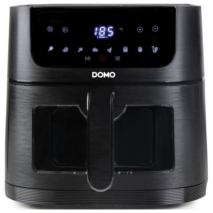Friteuse a air chaud - DOMO - DO540FR - 6L - Ecran digital - 8 programmes - Deli-Fryer