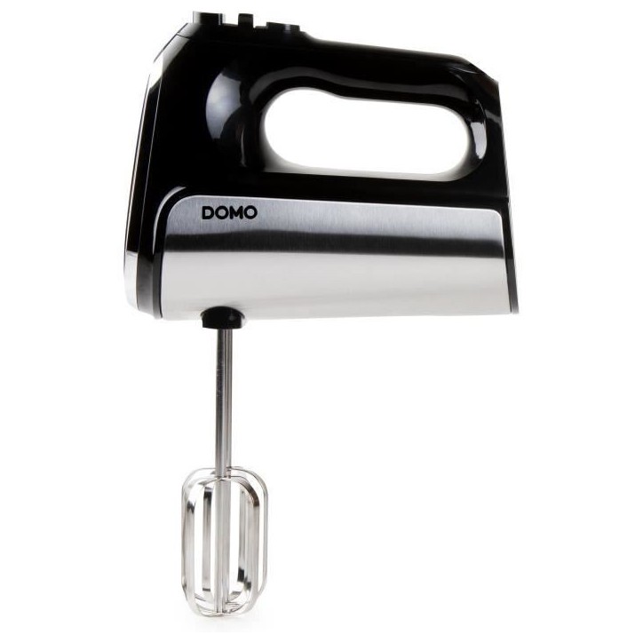 Batteur électrique - DOMO - DO9258M - 800 W - 5 vitesses + Turbo - Noir / Acier