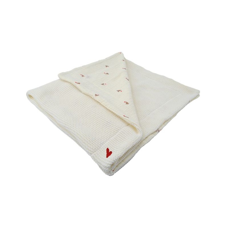 Couverture double face - DOMIVA - Maternity Love - 75 x 100 cm - Gross Couverture double face - DOMIVA - Maternity Love - 75 x 100 cm - Gross