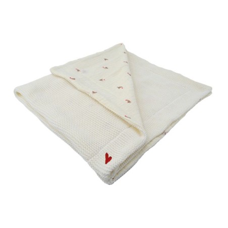 Couverture double face - DOMIVA - Maternity Love - 75 x 100 cm - Gross