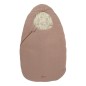 Nid d'ange réversible uni / motif Safari Rose Blush 0-3 mois Nid d'ange réversible uni / motif Safari Rose Blush 0-3 mois