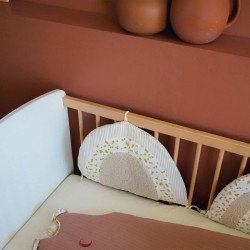 Tour de lit modulable bébé Lune Beige 49x29 cm