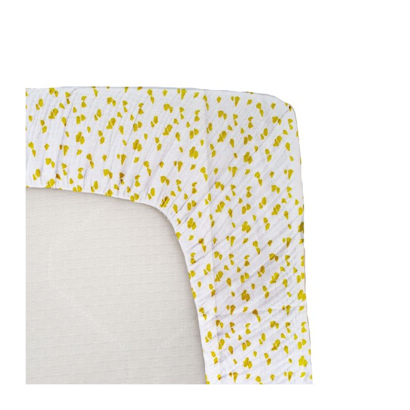 Drap housse jersey - DOMIVA - Savane - 60 x 120 cm - Coton extensible Drap housse jersey - DOMIVA - Savane - 60 x 120 cm - Coton extensible