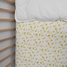 Drap housse jersey - DOMIVA - Savane - 60 x 120 cm - Coton extensible