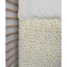Drap housse jersey - DOMIVA - Savane - 60 x 120 cm - Coton extensible