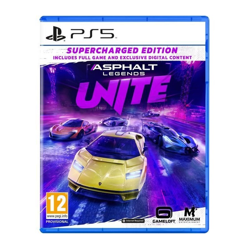 Asphalt Legends Unite - Jeu PS5 - Supercharged Edition Asphalt Legends Unite - Jeu PS5 - Supercharged Edition