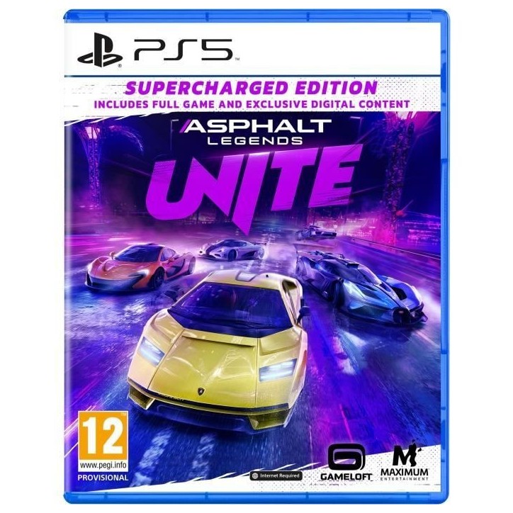 Asphalt Legends Unite - Jeu PS5 - Supercharged Edition