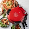 Four a pizza électrique - DOMO - DO9284PZ - 1200 W - Ø 32 cm - Rouge