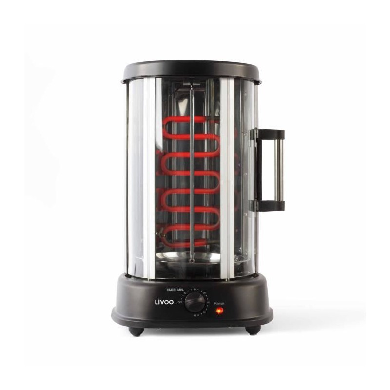 Grill vertical - LIVOO - DOM323 - 1500W - Jusqu'a 2,5 Kg - 1 broche ce