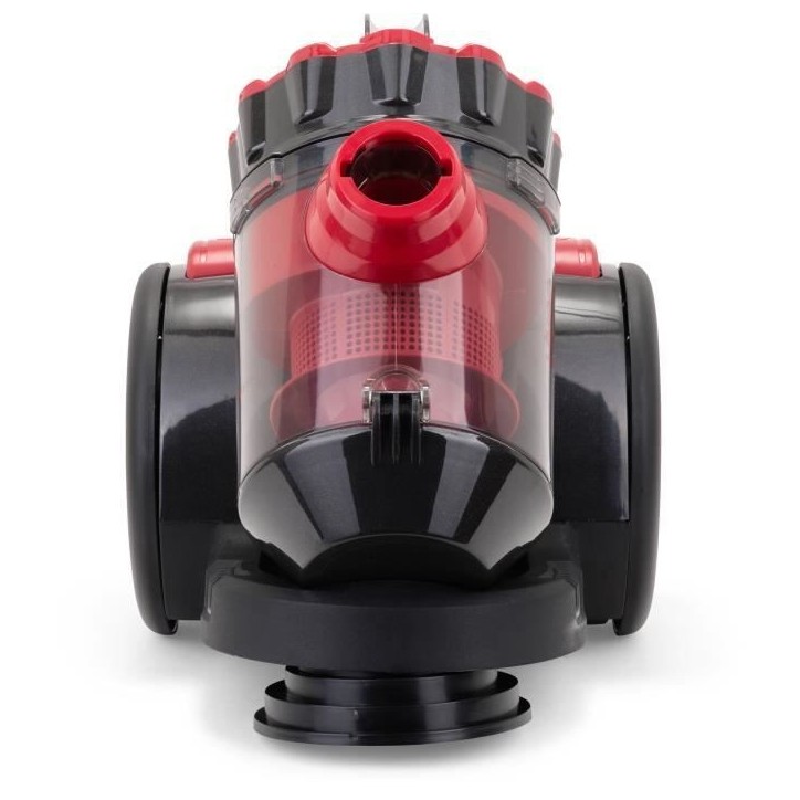 Aspirateur Multi-cyclonique sans sac - LIVOO DOH105R - 700 W - 2 L - 78 dB - Filtre lavable - Embout 2 en 1 - Rouge / Noir Aspirateur Multi-cyclonique sans sac - LIVOO DOH105R - 700 W - 2 L - 78 dB - Filtre lavable - Embout 2 en 1 - Rouge / Noir