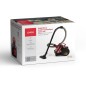 Aspirateur Multi-cyclonique sans sac - LIVOO DOH105R - 700 W - 2 L - 78 dB - Filtre lavable - Embout 2 en 1 - Rouge / Noir