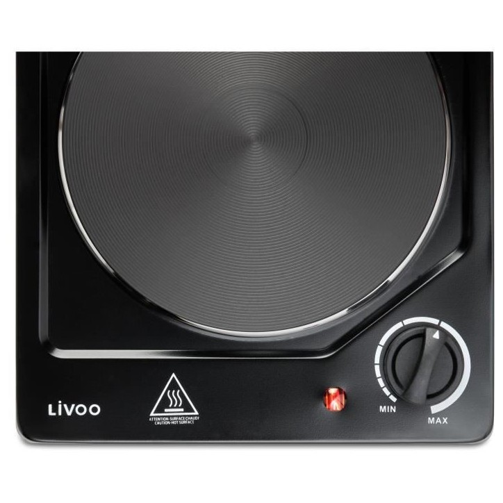 Plaque de cuisson électrique encastrable LIVOO - DOC167N Plaque de cuisson électrique encastrable LIVOO - DOC167N