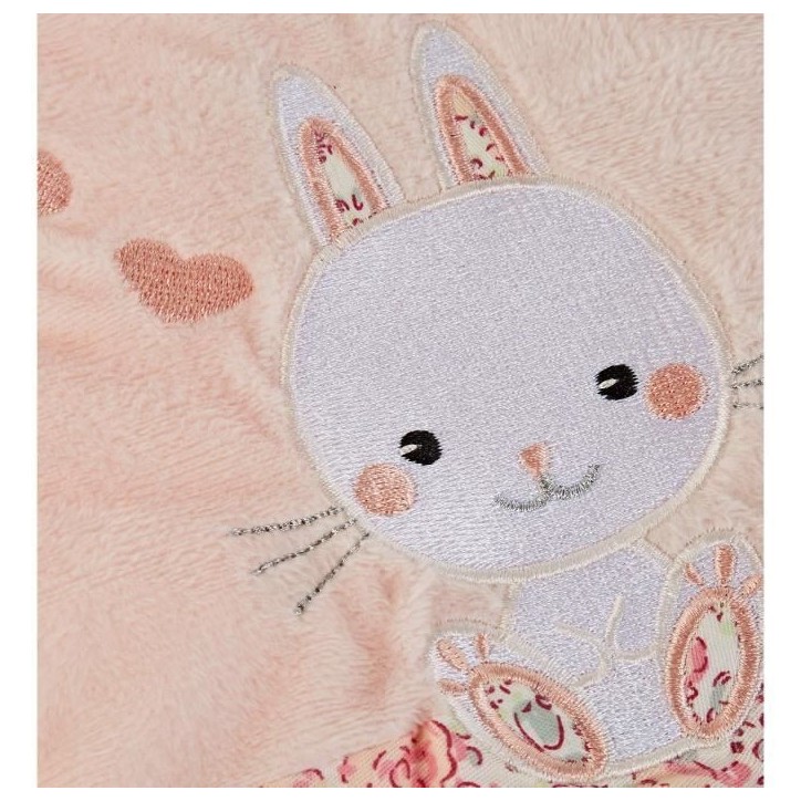 Protege carnet de santé Lapinou - Rose - 15 x 26 cm Protege carnet de santé Lapinou - Rose - 15 x 26 cm