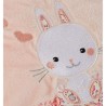 Protege carnet de santé Lapinou - Rose - 15 x 26 cm