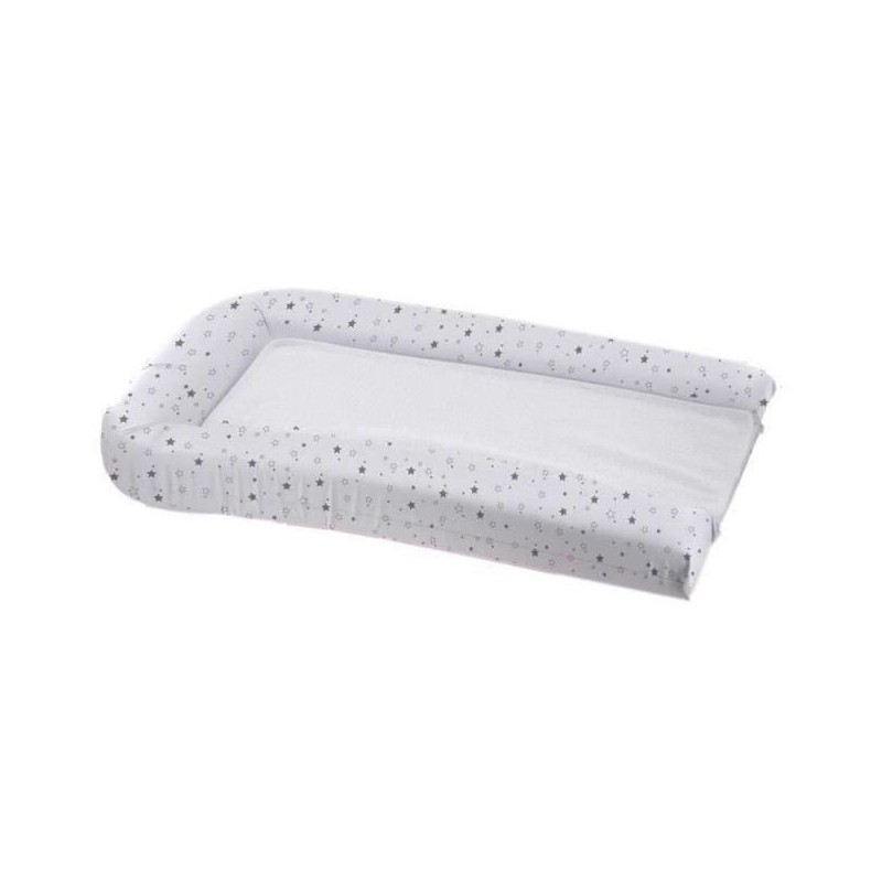 Matelas a langer avec éponges amovibles - blanc / gris - 42 x 70 cm Matelas a langer avec éponges amovibles - blanc / gris - 42 x 70 cm