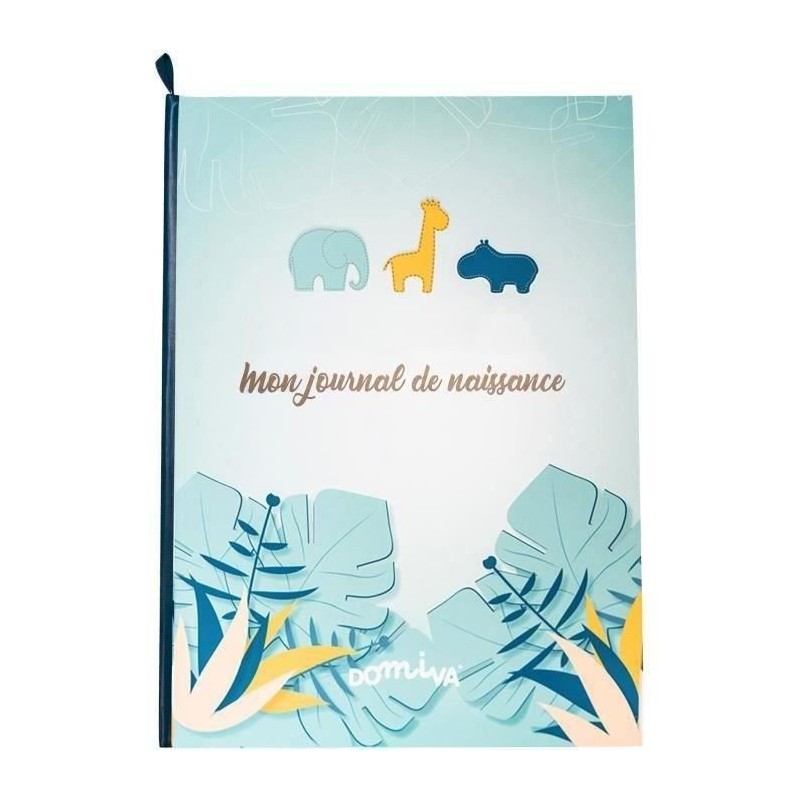 DOMIVA Livre naissance Zanimo - Bleu - 31,5 x 22 cm