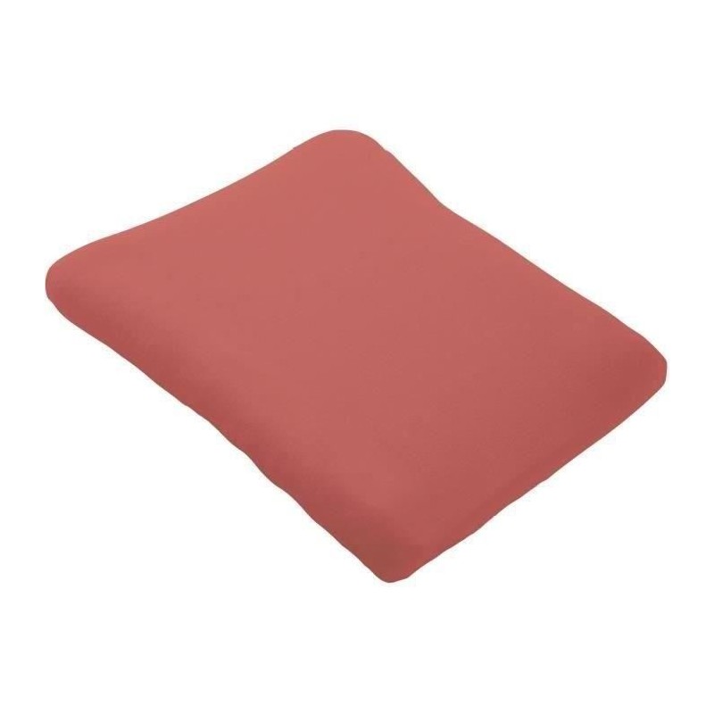 Housse de matelas a langer en éponge bouclette - Terracotta - 50 X Housse de matelas a langer en éponge bouclette - Terracotta - 50 X