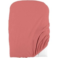 Housse de matelas a  langer en éponge bouclette - Terracotta - 50 X