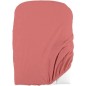 Housse de matelas a  langer en éponge bouclette - Terracotta - 50 X 75 cm