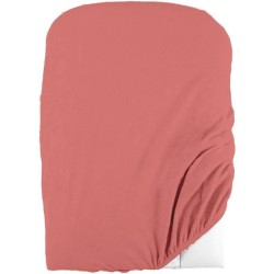 Lot de 2 housses de matelas a  langer en éponge bouclette - Blanc /