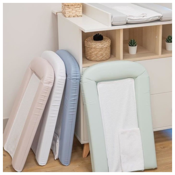 Matelas a  langer avec 2 éponges amovibles - Bleuet - 42 x 70 cm