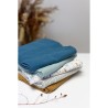 Lot de 3 langes Bambou - DOMIVA - 1 Imprimé + 2 Uni - Vert caramel -