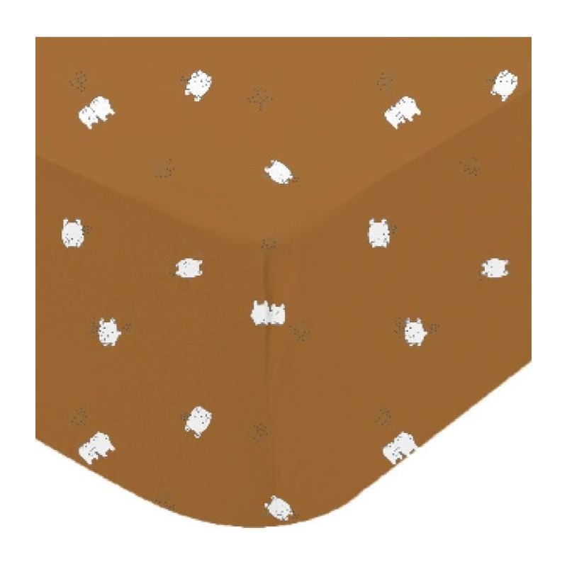 Drap housse - DOMIVA - BOUBOU - Jersey - Iprimé - 60 x 120 cm