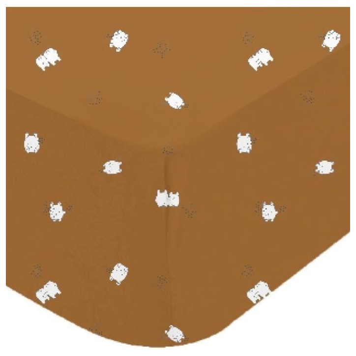 Drap housse - DOMIVA - BOUBOU - Jersey - Iprimé - 70 x 140 cm Drap housse - DOMIVA - BOUBOU - Jersey - Iprimé - 70 x 140 cm