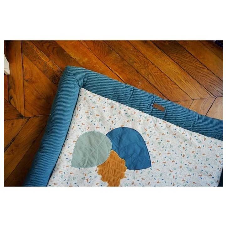 Tapis de parc - DOMIVA - AU FIL DE L'EAU - 100x100 cm Tapis de parc - DOMIVA - AU FIL DE L'EAU - 100x100 cm