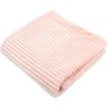 Couverture boudoir - DOMIVA - Blush - 75 x 100 cm - Velours côtelé,