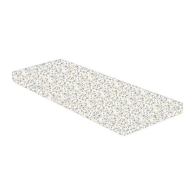 Matelas pliant - Tissu - 60x120 cm - Epaisseur 5cm - 2 volets - AU FIL Matelas pliant - Tissu - 60x120 cm - Epaisseur 5cm - 2 volets - AU FIL