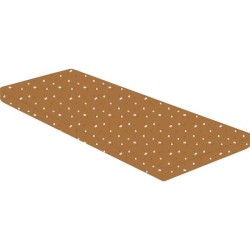 Matelas pliant - Tissu - 60x120 cm - Epaisseur 5cm - 2 volets - BOUBOU