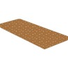 Matelas pliant - Tissu - 60x120 cm - Epaisseur 5cm - 2 volets - BOUBOU