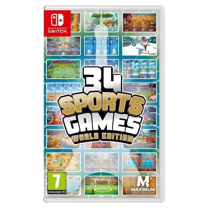 34 Sports Games World Edition - Jeu Nintendo Switch