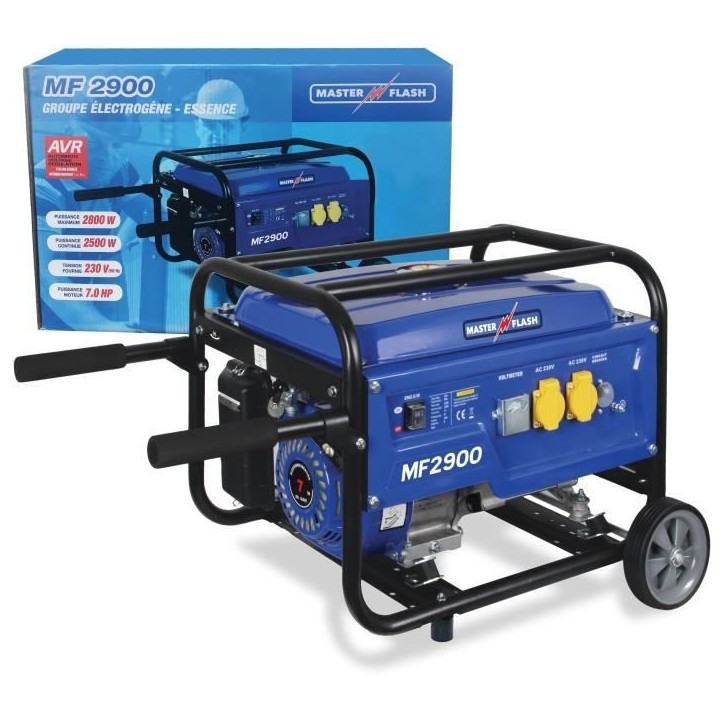 Groupe électrogene essence AVR 2900 W / 2500 W Groupe électrogene essence AVR 2900 W / 2500 W