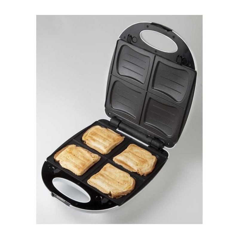 Appareil a croque-monsieur DOMO - DO9046C - Surface cuisson extra larg Appareil a croque-monsieur DOMO - DO9046C - Surface cuisson extra larg