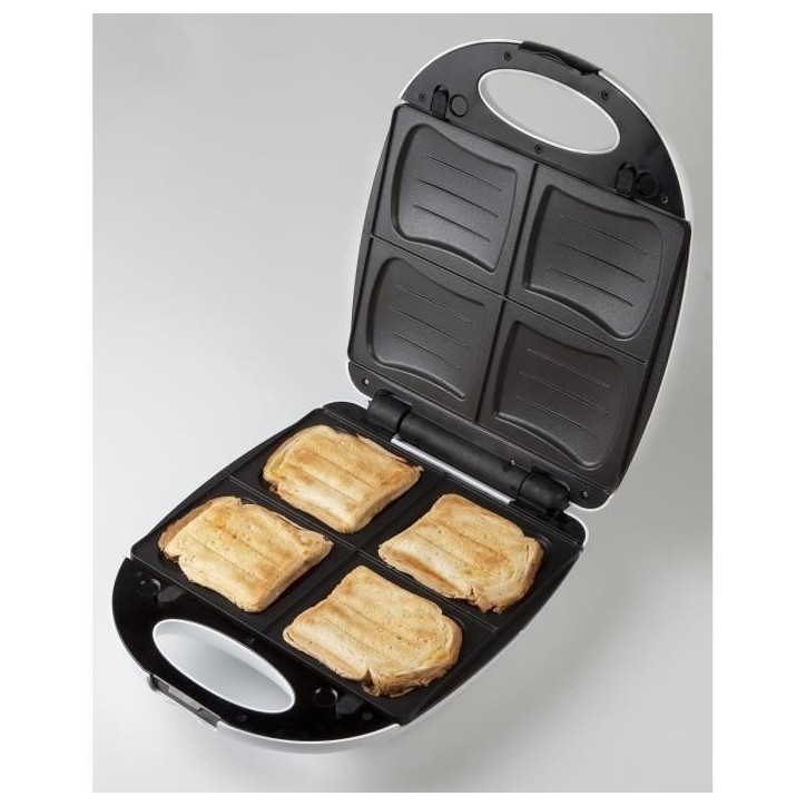 Appareil a croque-monsieur DOMO - DO9046C - Surface cuisson extra large 27 x 32cm - Plaques amovibles - 1200W Appareil a croque-monsieur DOMO - DO9046C - Surface cuisson extra large 27 x 32cm - Plaques amovibles - 1200W