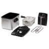 Friteuse - DOMO - 4L - 3000W - Température variable - Puissance élec