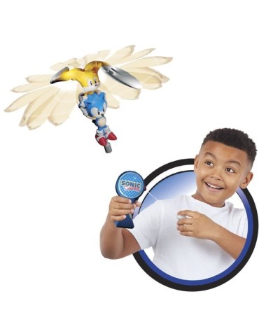 Figurine FLYING HERoeS Sonic - Jouet volant sans piles pour enfant de 4 ans et plus