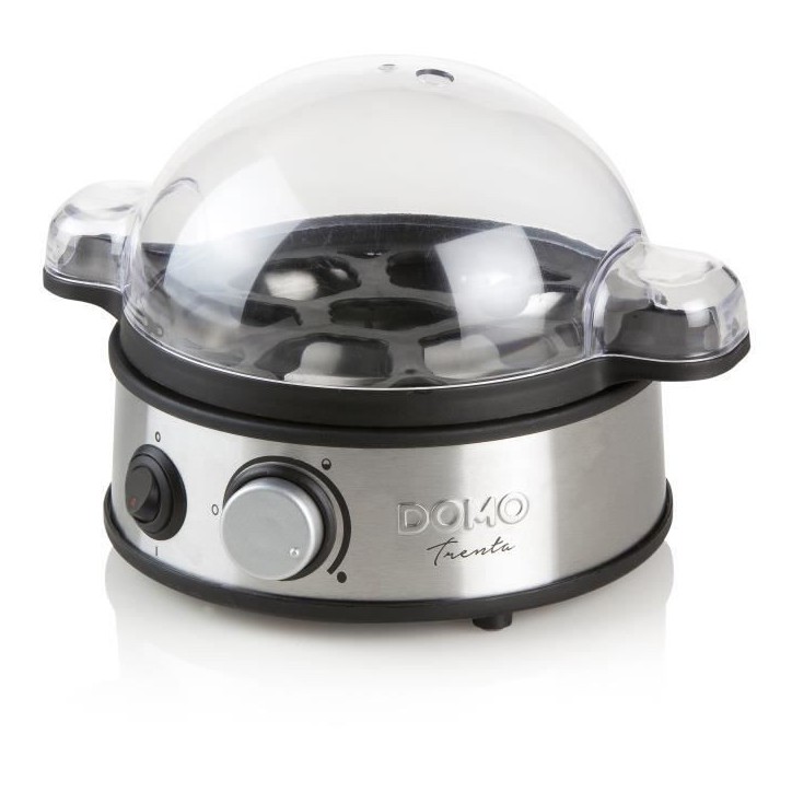 Cuiseur a oeufs DOMO - 400W DO9142EK - Indicateurs - Acier inoxydable - Jusqu'a 7 oeufs Cuiseur a oeufs DOMO - 400W DO9142EK - Indicateurs - Acier inoxydable - Jusqu'a 7 oeufs