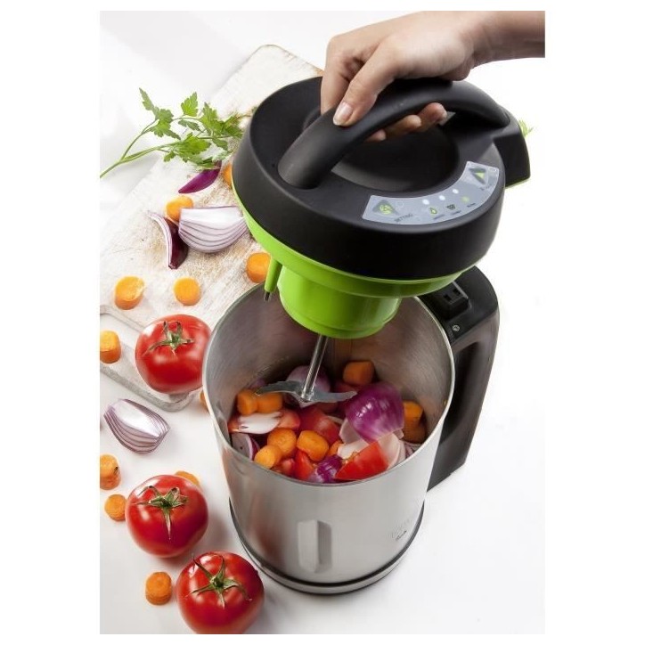 Blender chauffant DOMO - noir - 1,6L – 3 programmes - 1000 Watt - DO498BL Blender chauffant DOMO - noir - 1,6L – 3 programmes - 1000 Watt - DO498BL